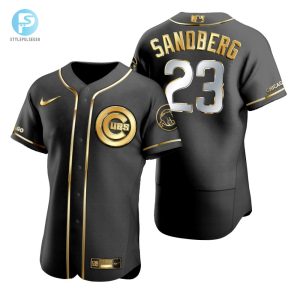 Score Big With Cubs 23 Sandberg Gold Jersey Lol Gift stylepulseusa 1 1