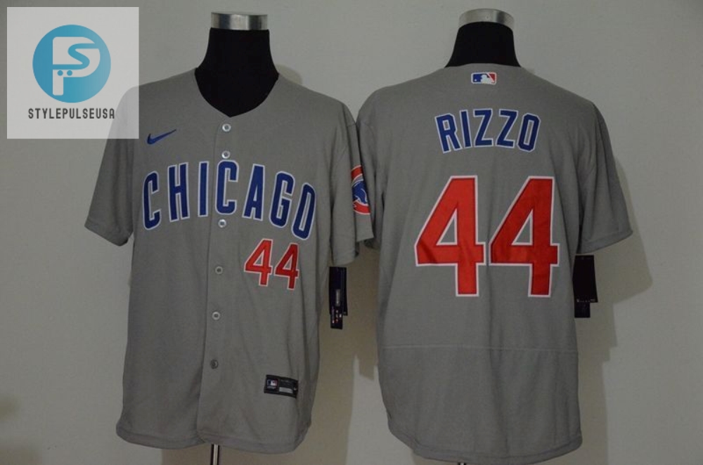 Rock Rizzo Get Your 2020 Cubs 44 Grey Jersey Now