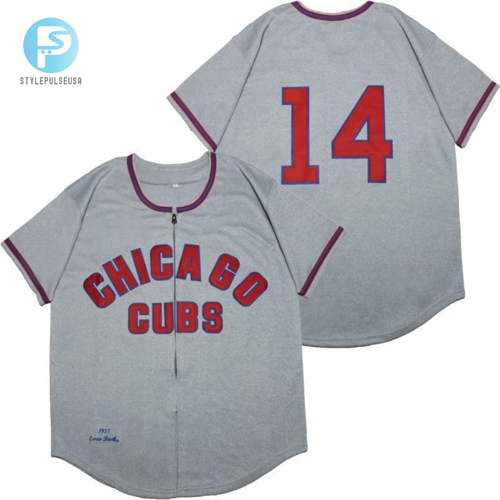 Hit A Homer In Style Get Your Ernie Banks Jersey Today