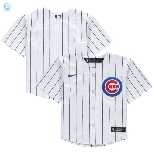 Babe In The Big Leagues Cubs Infant Jersey White Mlb stylepulseusa 1