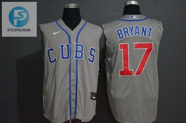 Rock That Cubs 20 Look Kris Bryant 17 Grey Jersey stylepulseusa 1