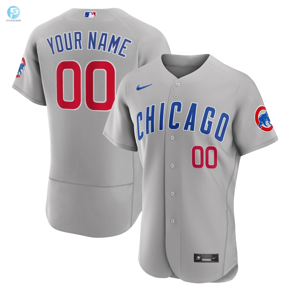 Get Fly In Gray Custom Cubs Jersey A Homerun Look stylepulseusa 1