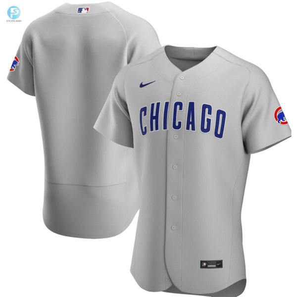 Step Up To The Plate In Style Gray Cubs Road Jersey stylepulseusa 1