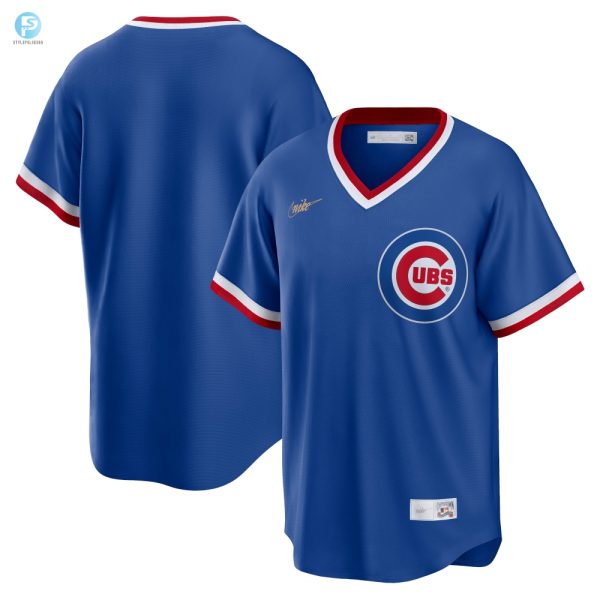 Score Big Style Cubs Retro Road Jersey Royal Laughs stylepulseusa 1