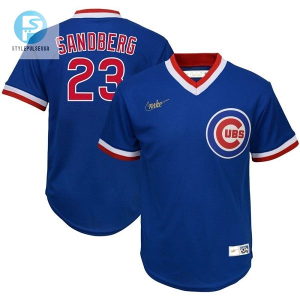 Get A Ryno Roar 2020 Cubs Sandberg 23 Jersey Go Blue stylepulseusa 1