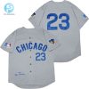 Hit A Homer With Ryne Sandberg 23 Cubs Jersey Grey Great stylepulseusa 1