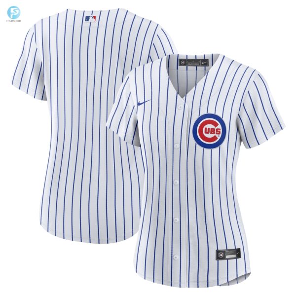 Pitchperfect Quirky Cubs Womens Replica Jersey White stylepulseusa 1