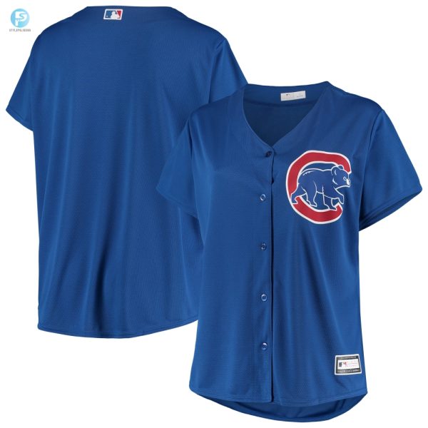 Curve Appeal Plus Size Cubs Jersey Sanitized For Safety stylepulseusa 1