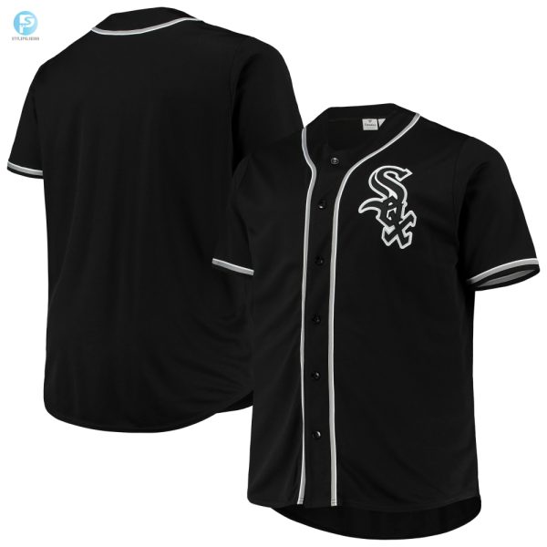 Stand Tall In Style Big Tall White Sox Jersey Haha Chic stylepulseusa 1