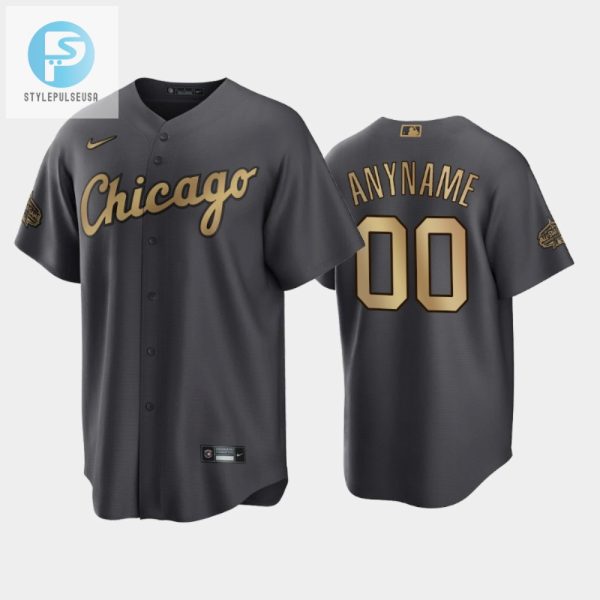 Get Your Sox On Custom Allstar Charcoal Jersey 202223 stylepulseusa 1 1