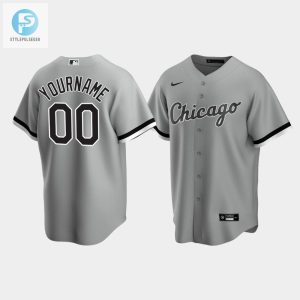 Get Your Sox On Custom Gray Jersey For Men stylepulseusa 1 1