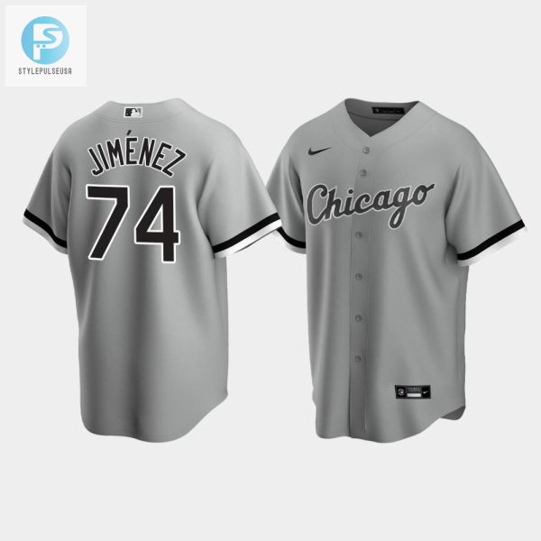 Eloy Jimenez Sox Gray Jerseyhit A Style Homer stylepulseusa 1