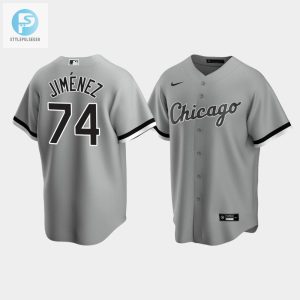 Eloy Jimenez Sox Gray Jerseyhit A Style Homer stylepulseusa 1 1