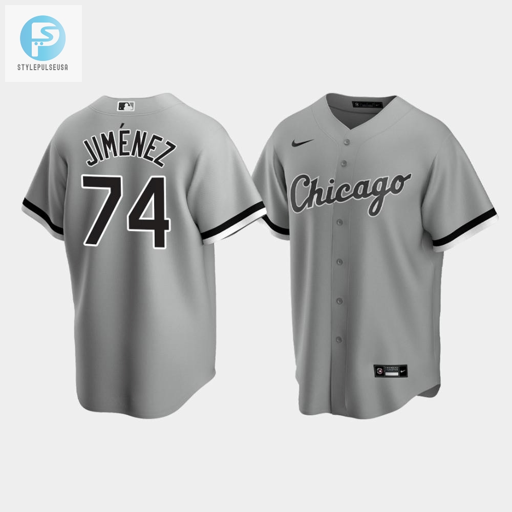 Eloy Jimenez Sox Gray Jerseyhit A Style Homer