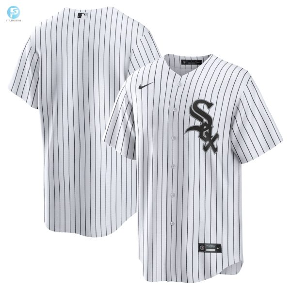 White Sox Fan Chic Comically Cool Blank Jersey White Mlb stylepulseusa 1 1