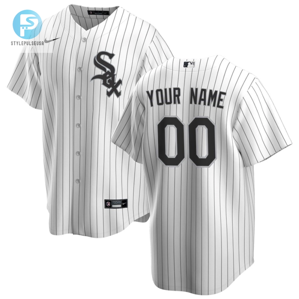 Custom White Sox Jersey Look Sharp Play Sharp