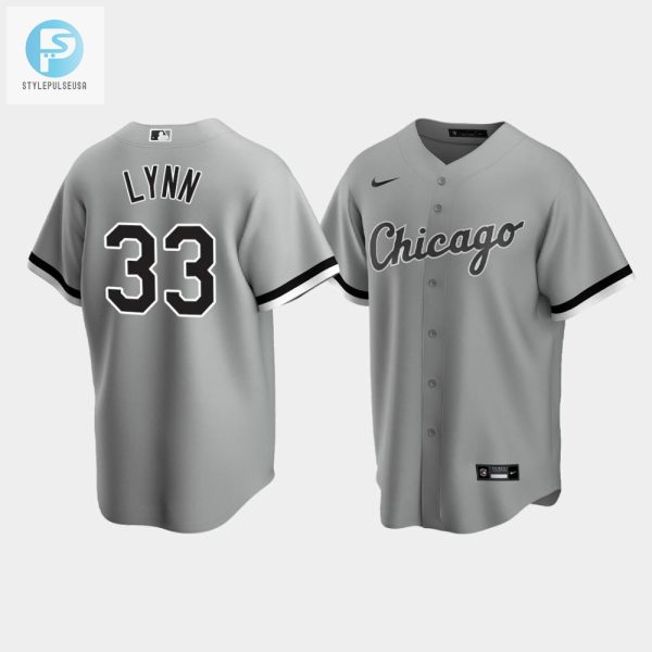 Get Lynnsane Chicago White Sox 33 Gray Jersey For Men stylepulseusa 1