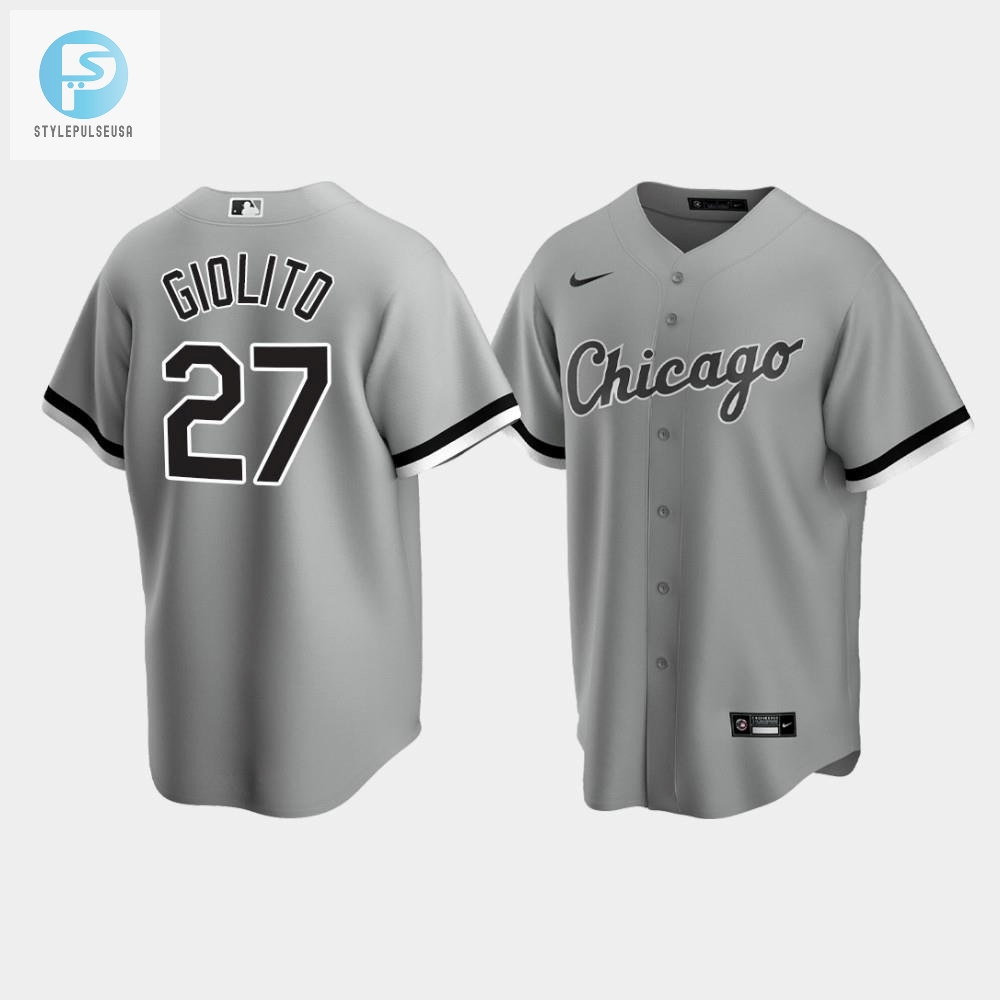 Rock Giolitos Nohit Style  Gray Sox Jersey Guaranteed Laughs