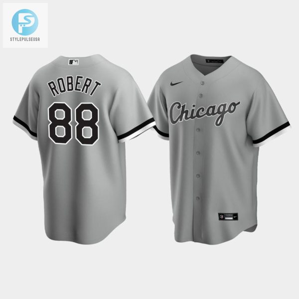 Rock Luis Robert 88 Sox Gray Jersey For Real Mvps stylepulseusa 1