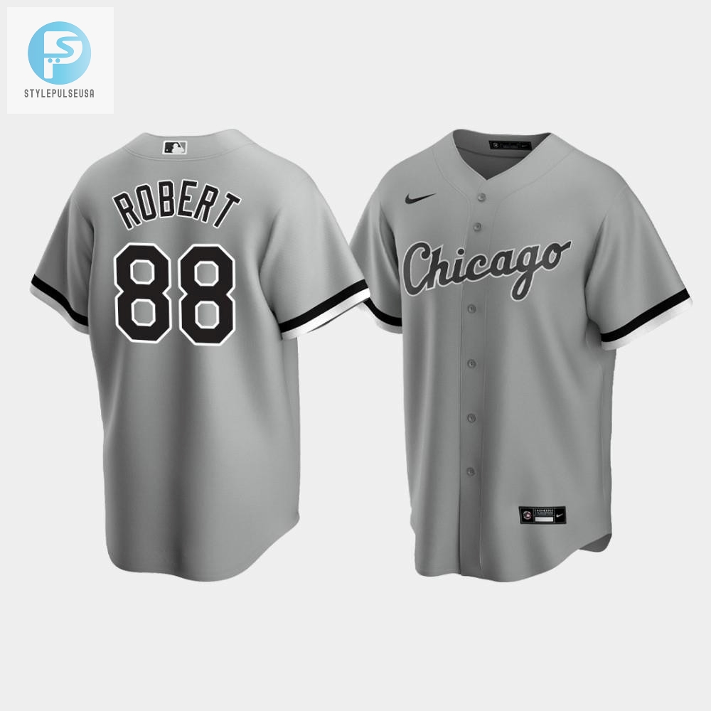 Rock Luis Robert 88 Sox Gray Jersey For Real Mvps