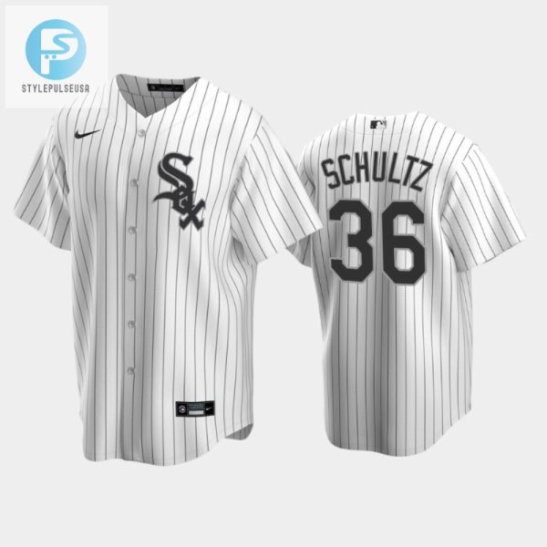 Get Schultzy White Sox 36 Draft Jersey Home Run Style stylepulseusa 1