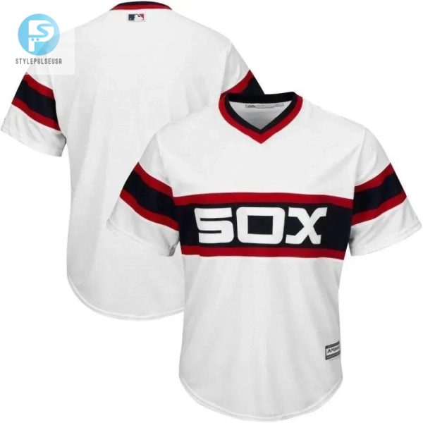 Turn Back Time Cool Sox Jersey White Not Boring stylepulseusa 1