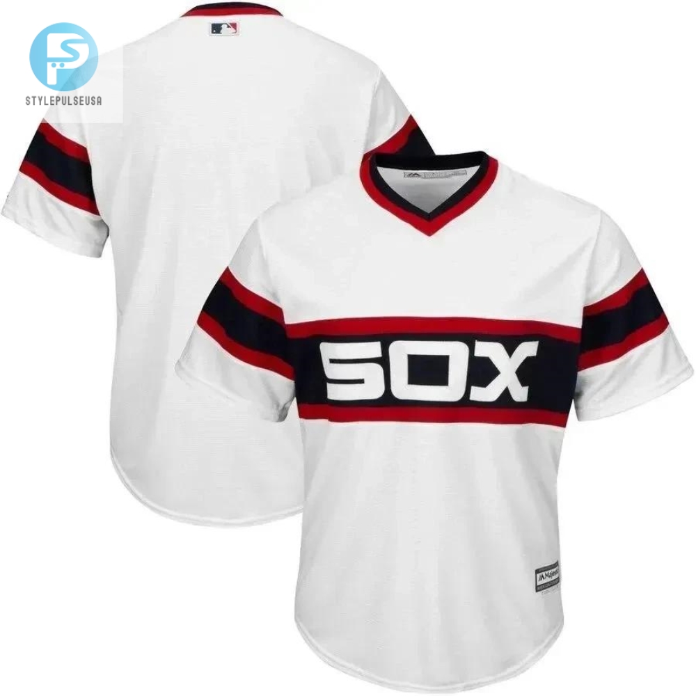 Turn Back Time Cool Sox Jersey  White Not Boring