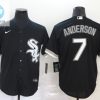 Score Big Laughs Tim Anderson 7 Sox 2020 Black Jersey stylepulseusa 1