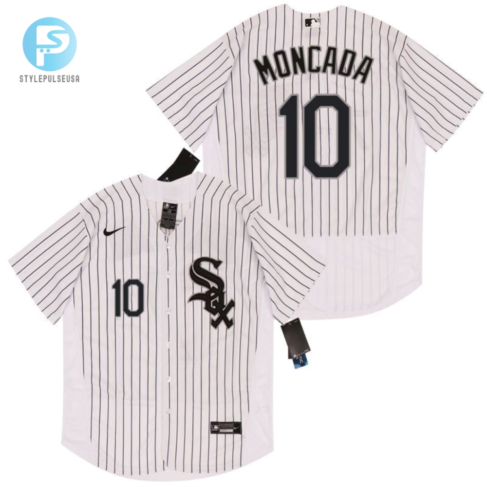 Steal Yoans Style 2020 White Sox Moncada 10 Jersey