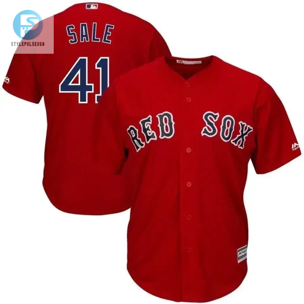 Pitch Perfect In Red Chris Sale Cool Base Jersey