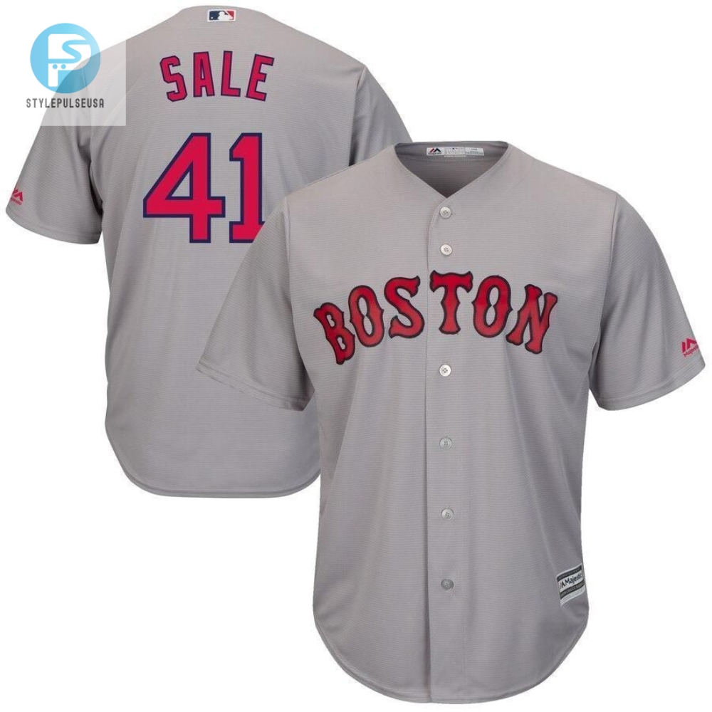 Gray Chris Sale Jersey Hit Home Runs Not The Road