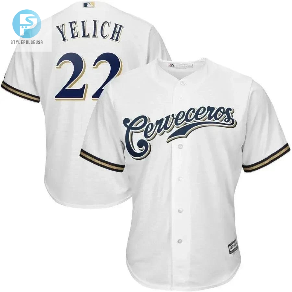 Hit Homers In Style Yelichs Hispanic Heritage Jersey