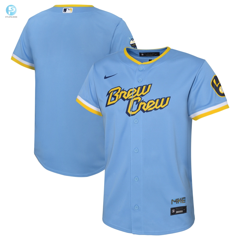 Yelich Brewers Toddler Jersey  Tiny Fans Big Style