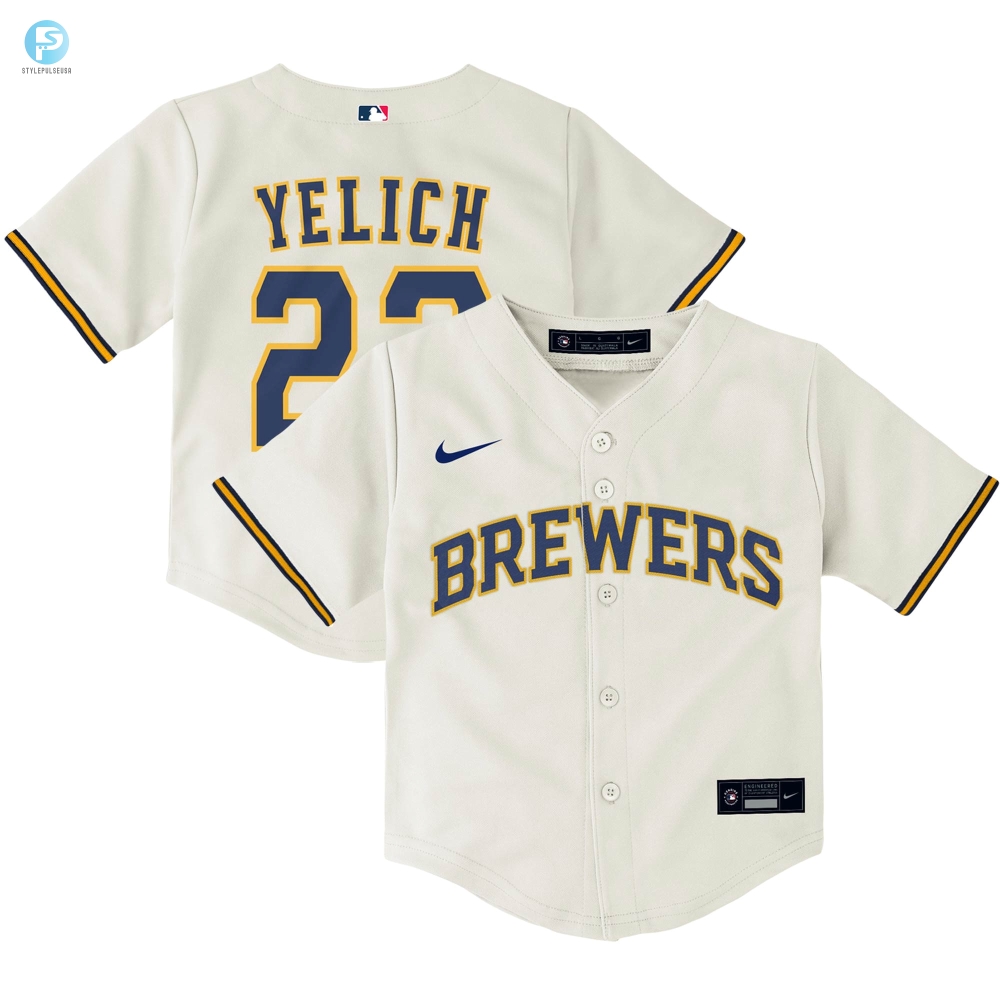 Adorable Mvp Starter Kit Yelich Brewers Toddler Jersey