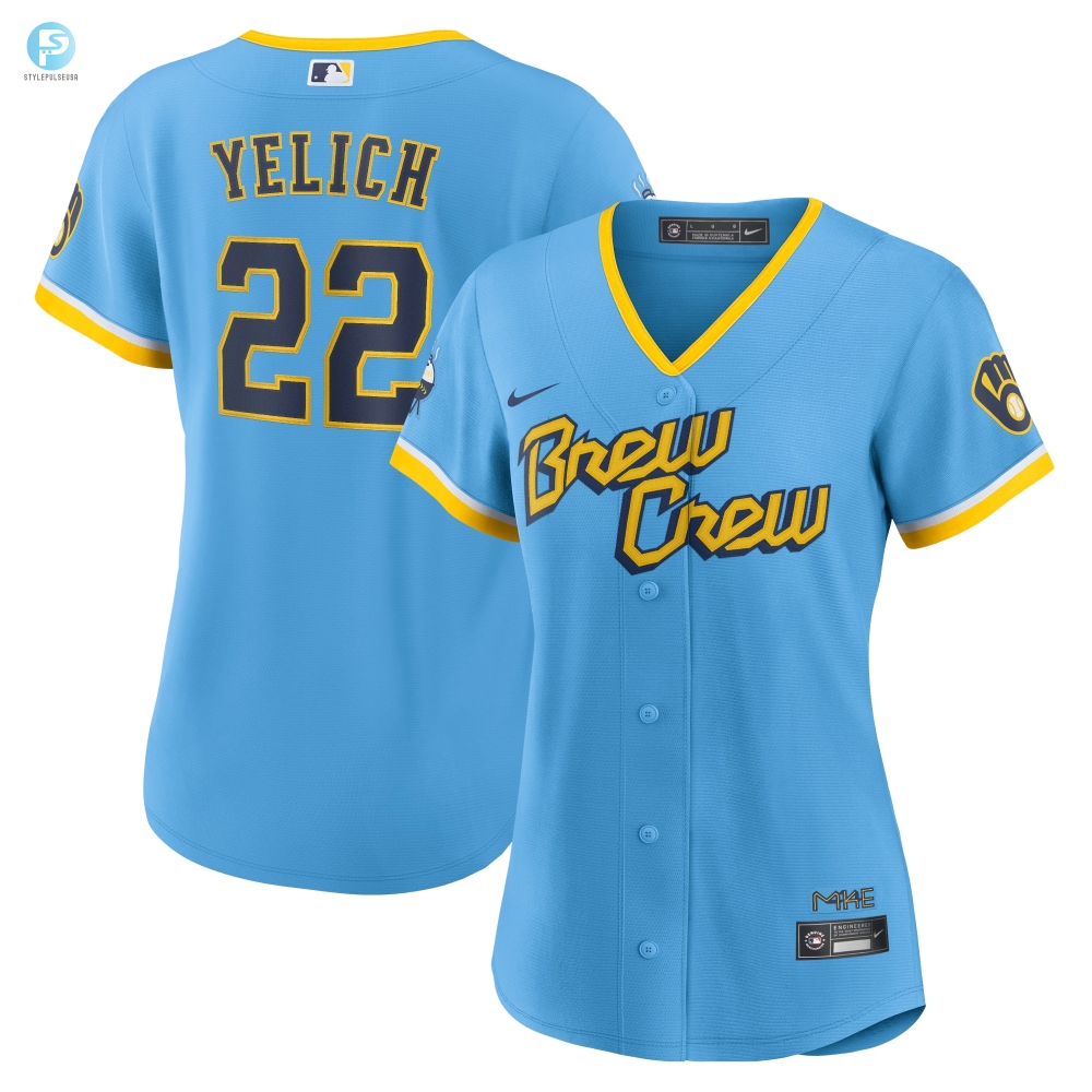 Yelich Womens City Connect Jersey  Hit A Style Home Run