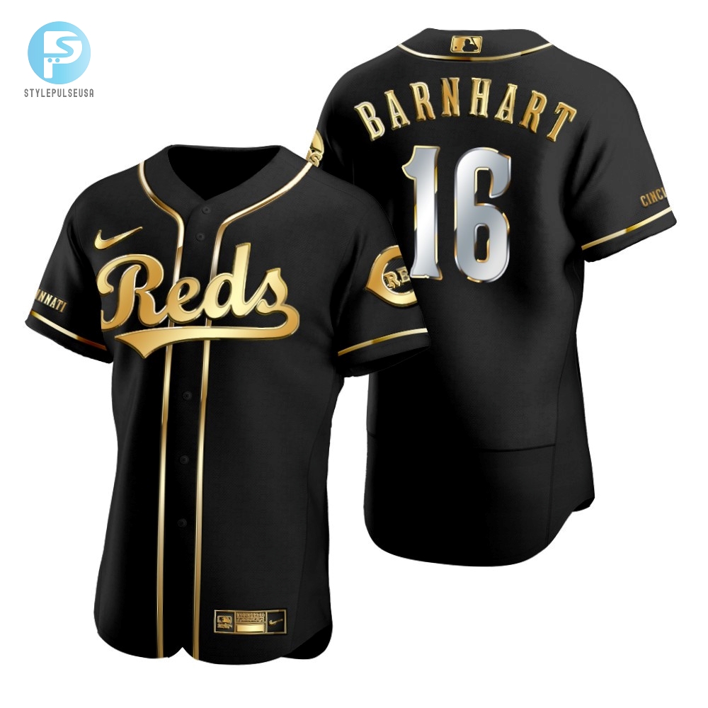 Score Big With A Reds 16 Barnhart Golden Joke Jersey