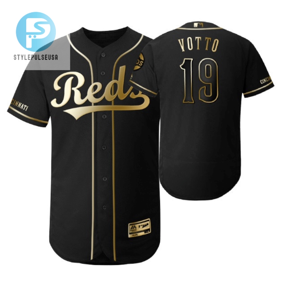 Make Em Reddy Votto 19 2019 Gold Edition Jersey Gift