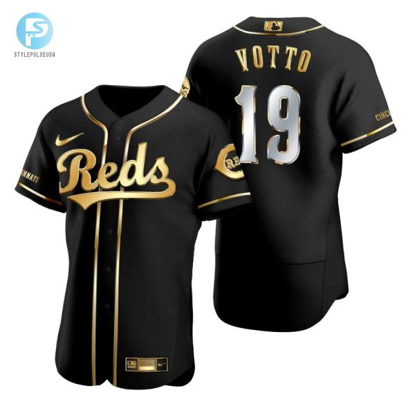 Hit Gold With Votto Reds Fans Fun Jersey Pick stylepulseusa 1