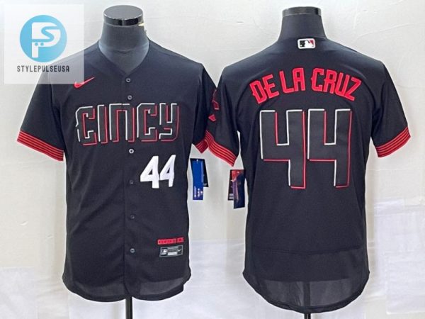 Score Big Laughs Cincinnati Reds 44 De La Cruz Jersey stylepulseusa 1