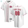 Cincinnati Reds Home Replica Custom Jersey White Custom Jerseys Mlb stylepulseusa 1