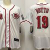 Cincinnati Reds Joey Votto 19 2020 Mlb White Jersey stylepulseusa 1