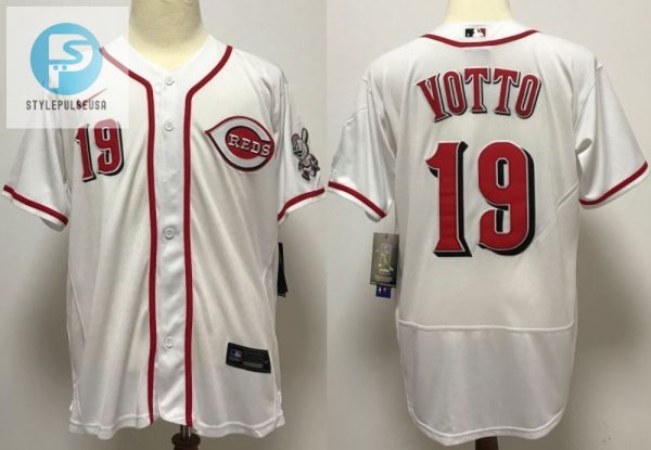 Cincinnati Reds Joey Votto 19 2020 Mlb White Jersey stylepulseusa 1