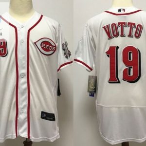 Cincinnati Reds Joey Votto 19 2020 Mlb White Jersey stylepulseusa 1 1