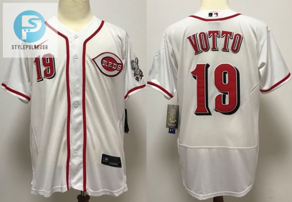 Cincinnati Reds Joey Votto 19 2020 Mlb White Jersey 