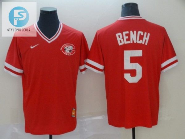 Cincinnati Reds Johnny Bench 5 2020 Mlb Orange Jersey stylepulseusa 1 1