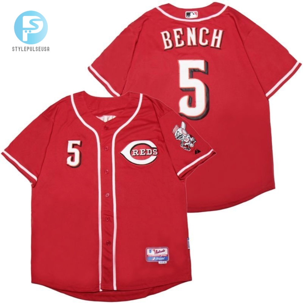 Cincinnati Reds Johnny Bench 5 2020 Mlb Red Jersey 