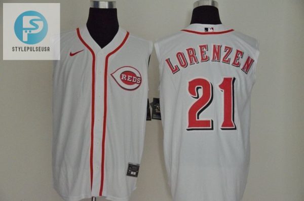 Cincinnati Reds Michael Lorenzen 21 2020 Mlb White Jersey stylepulseusa 1