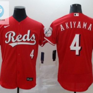 Cincinnati Reds Shogo Akiyama 4 2020 Mlb Red Jersey stylepulseusa 1 1