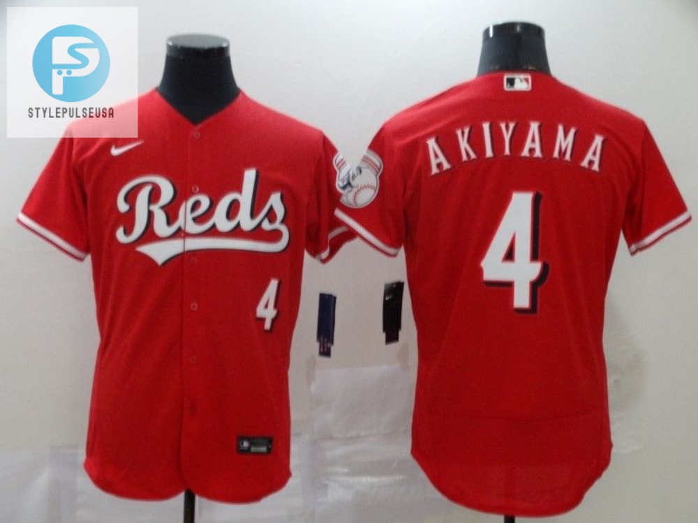 Cincinnati Reds Shogo Akiyama 4 2020 Mlb Red Jersey 