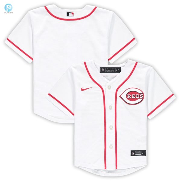 Cincinnati Reds Toddler Replica Team Jersey White Mlb stylepulseusa 1 1